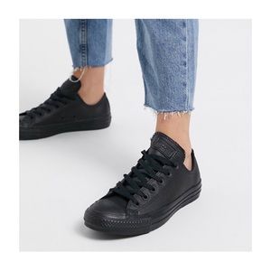 Black Leather Converse ‼️ Host Pick ‼️